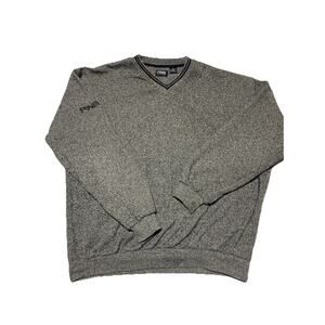 Ping Sweater Mens‎ Extra Large Grey V Neck Golf Classic Sports Stretch Preppy XL